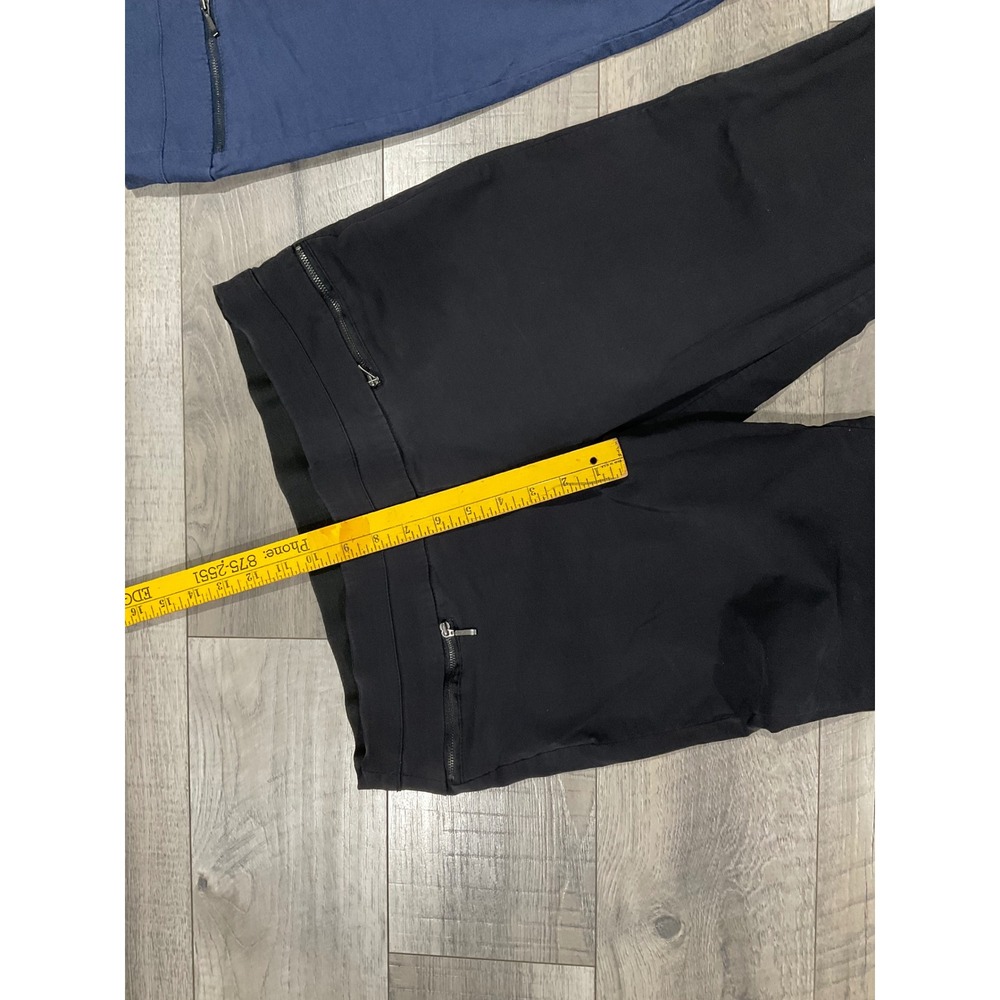 Candies Audrey Pull On Ankle Pants Bundle XL Black Navy Blue Zipper Pockets 2pk - Picture 5 of 7